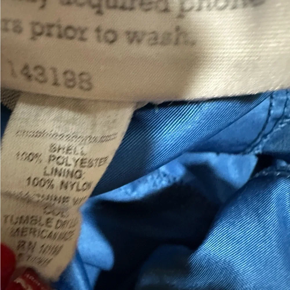 Chubbies Mens Swim Shorts Medium Blue Red No Lining Made in USA Patriotic (f6